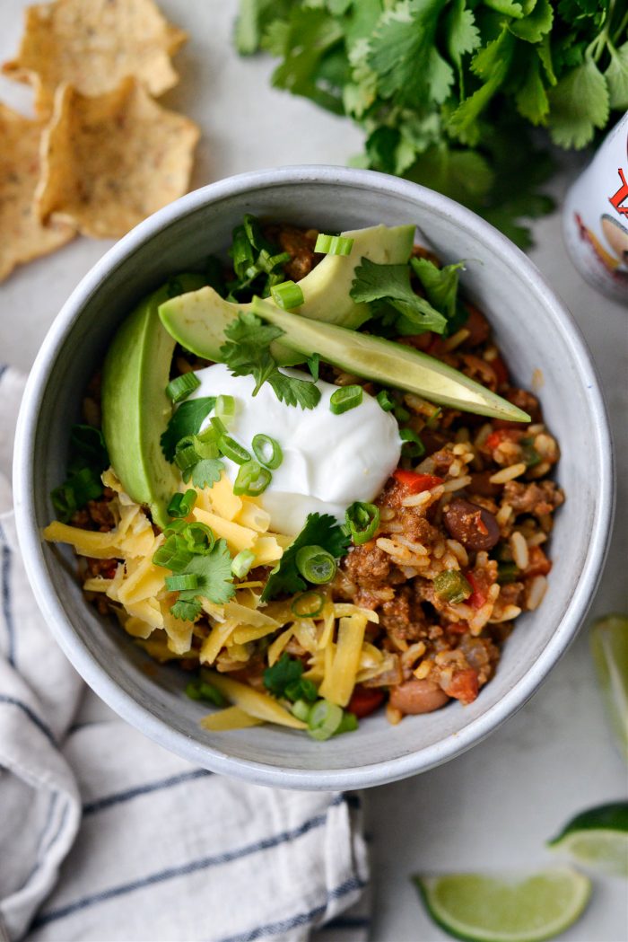 Naked Beef Burrito Skillet