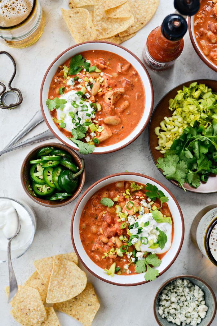 Buffalo Chicken Chili