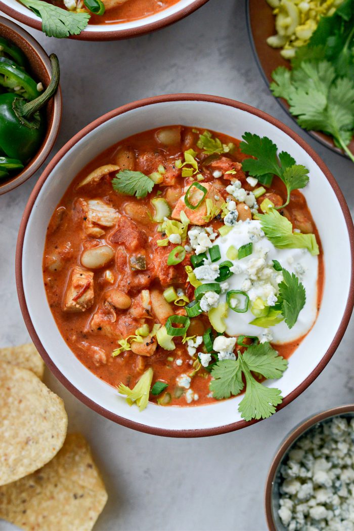 Buffalo Chicken Chili