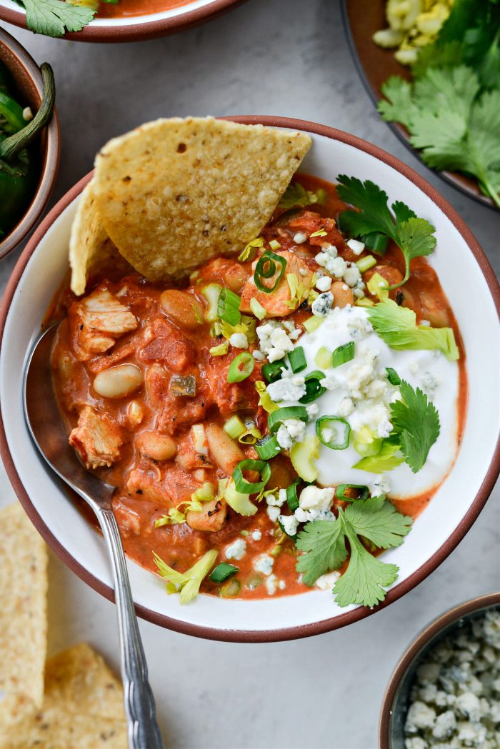 Buffalo Chicken Chili