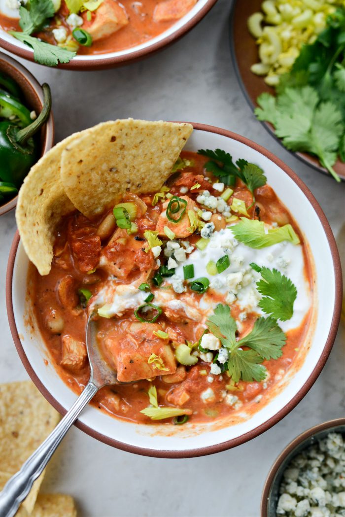 Buffalo Chicken Chili