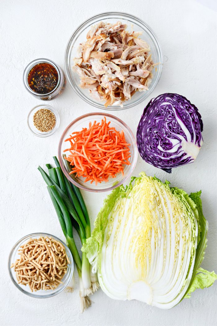 Chinese Chicken Salad ingredients