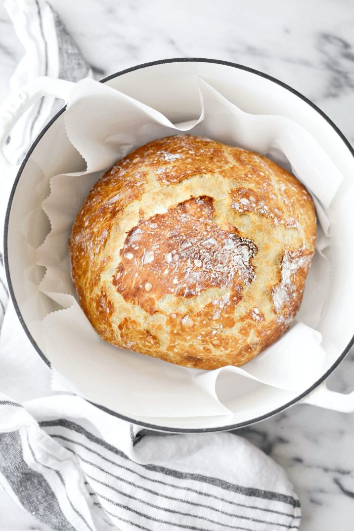 Simple no-knead bread recipe