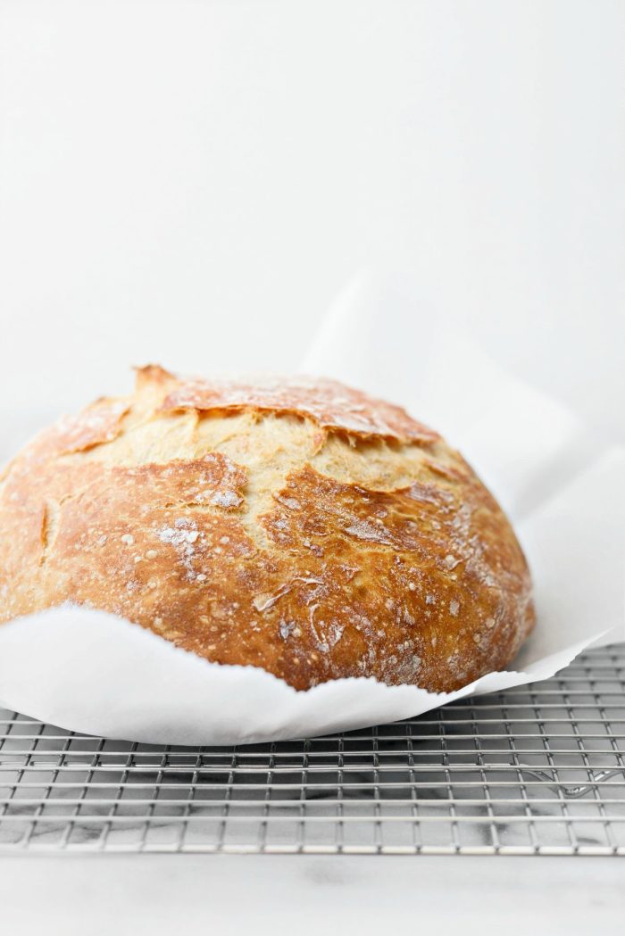 Simple no-knead bread recipe