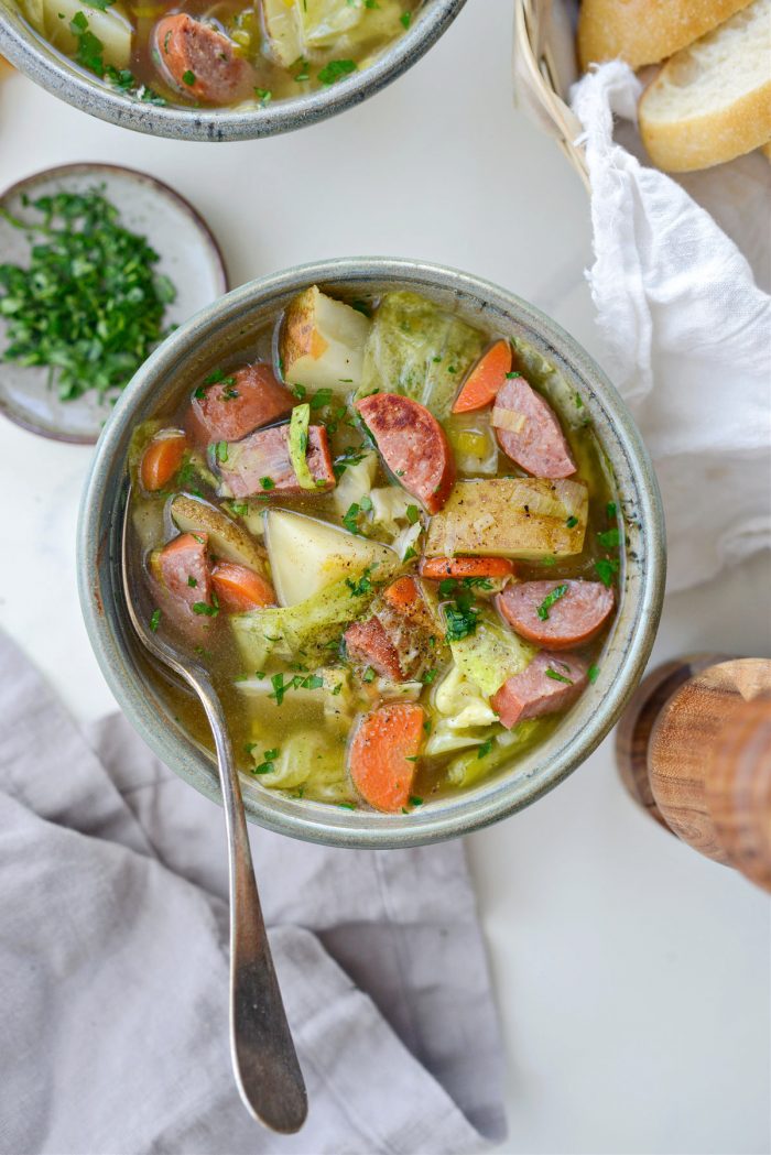 Kielbasa Potato Leek Soup