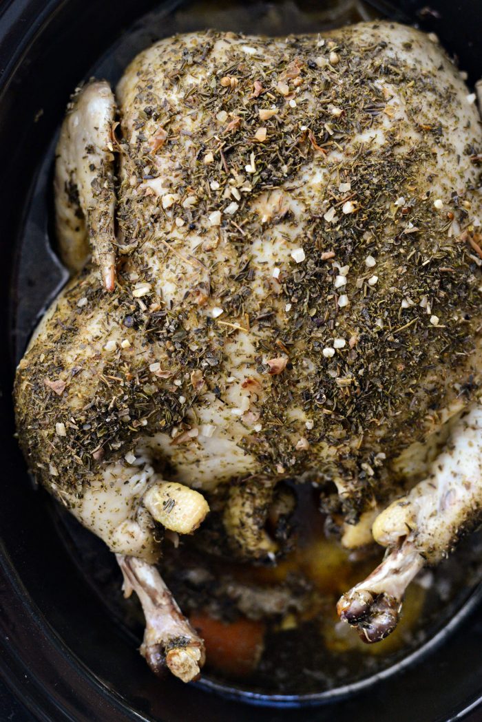Slow Cooker Whole Chicken