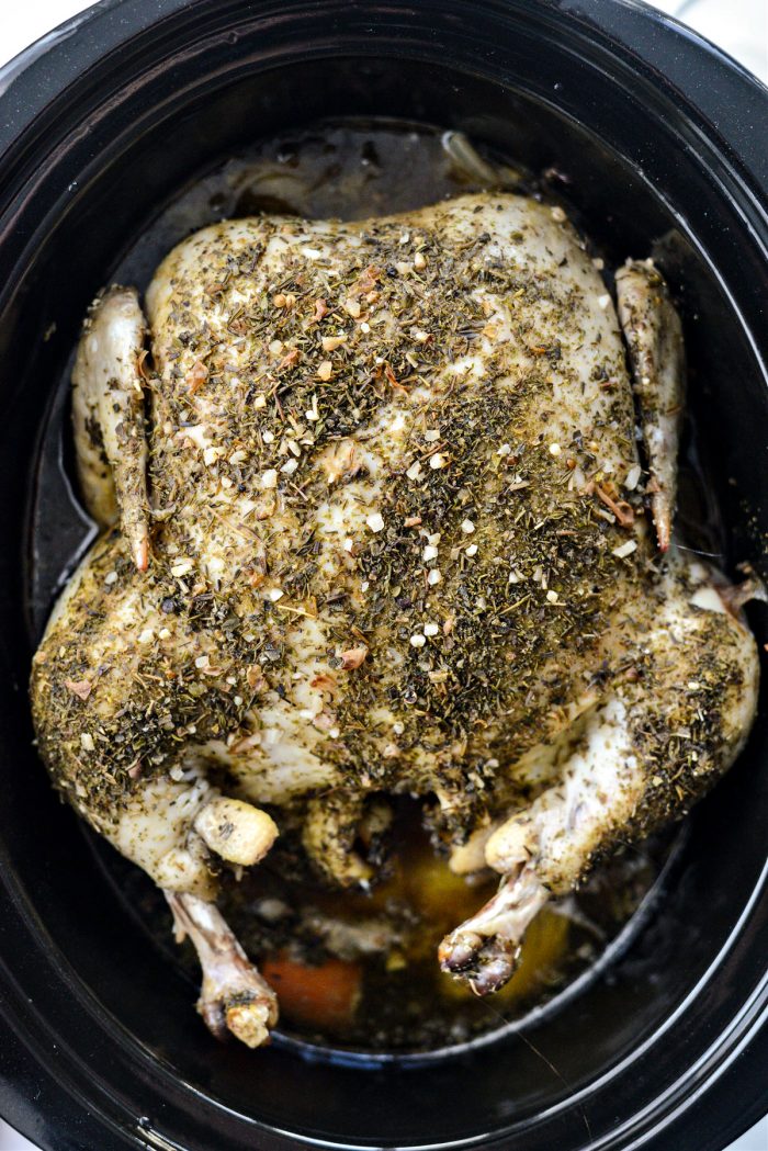 Slow Cooker Whole Chicken