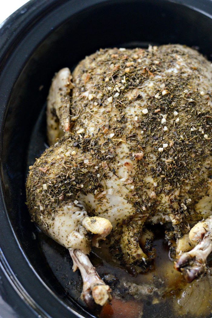 Slow Cooker Whole Chicken