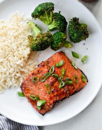 Air Fryer Sriracha Salmon