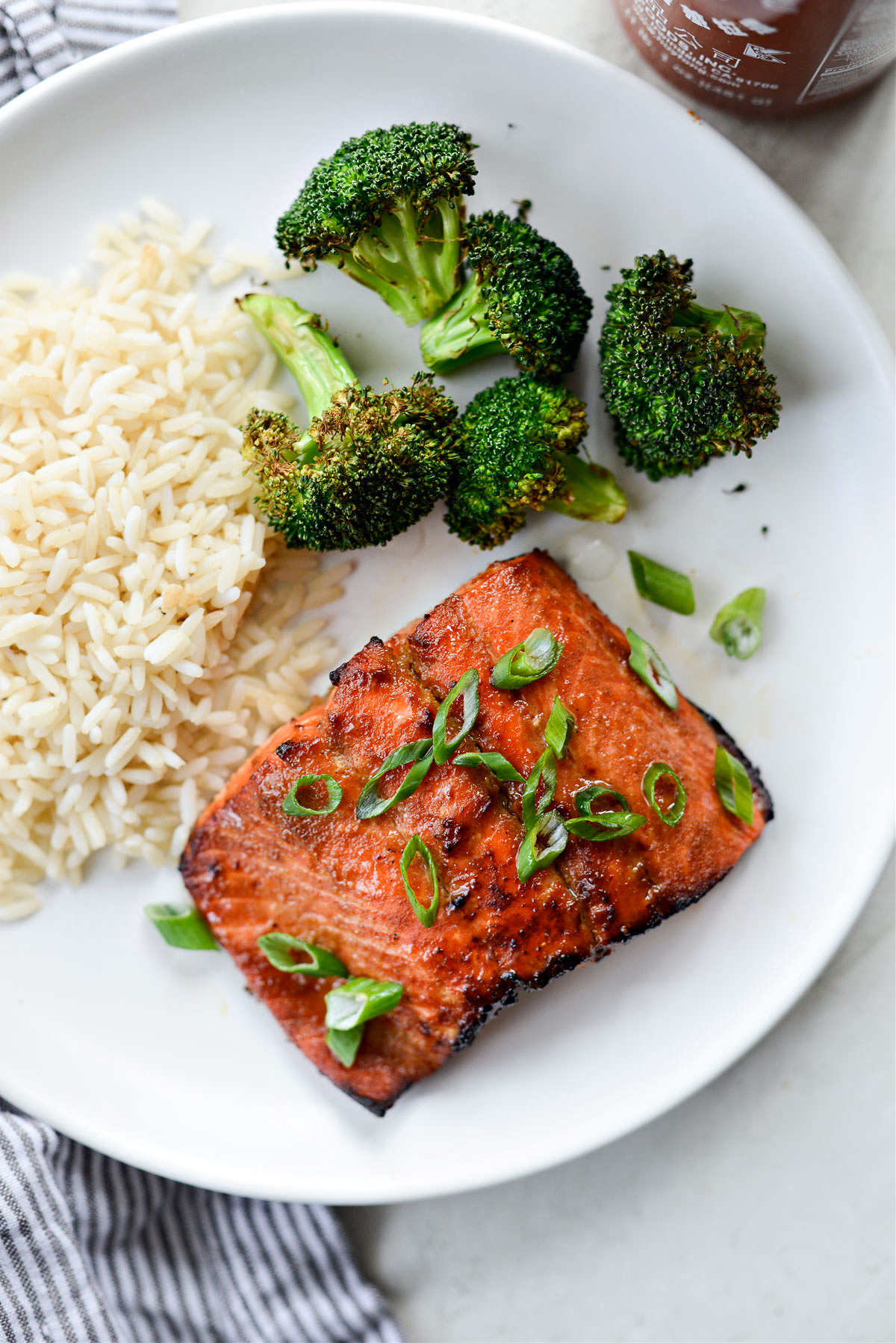 Air Fryer Sriracha Salmon - Simply Scratch