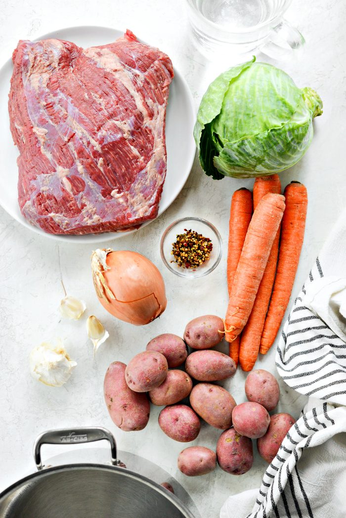ingredients Corned Beef and Cabbage