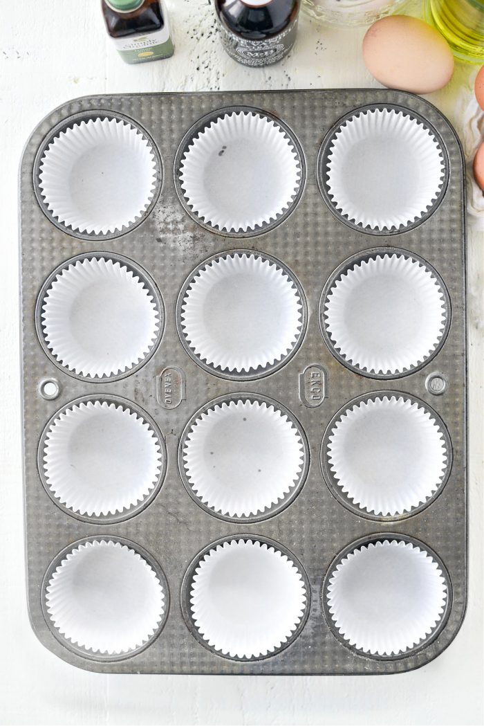 line a standard muffin pan