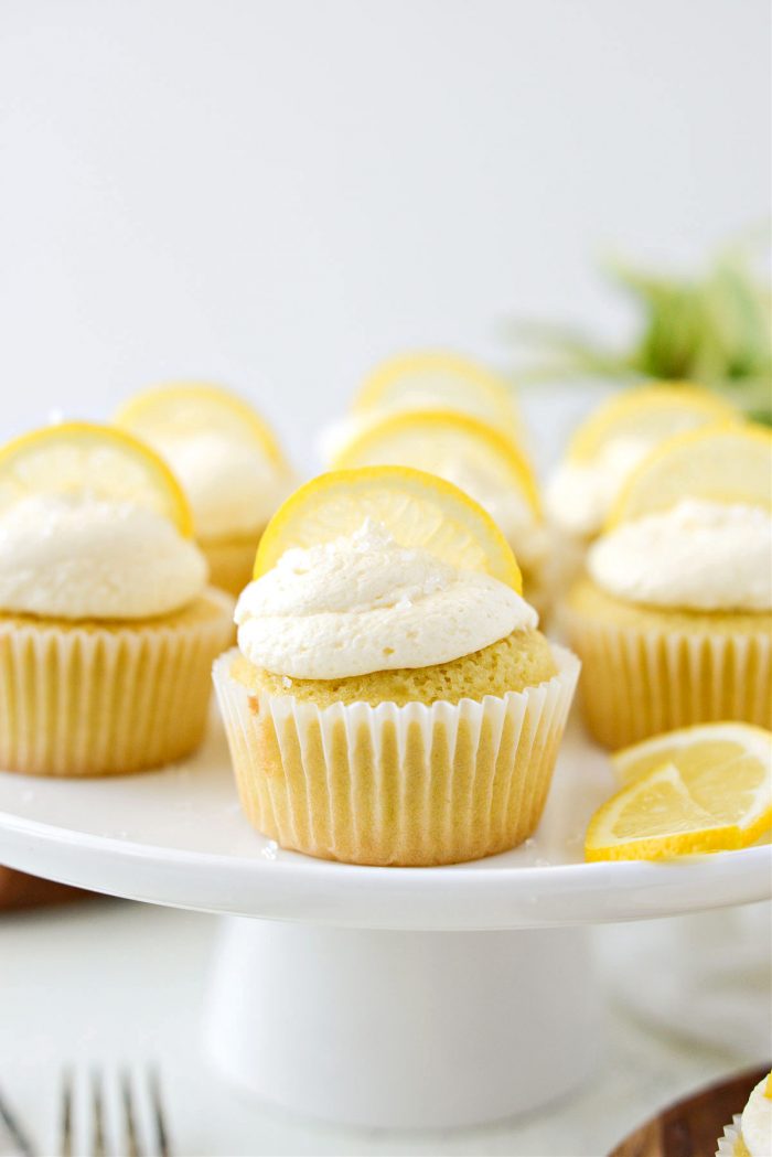 Lemon Cupcakes with Lemon Buttercream Frosting