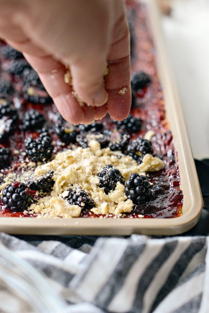 sprinkle with streusel topping