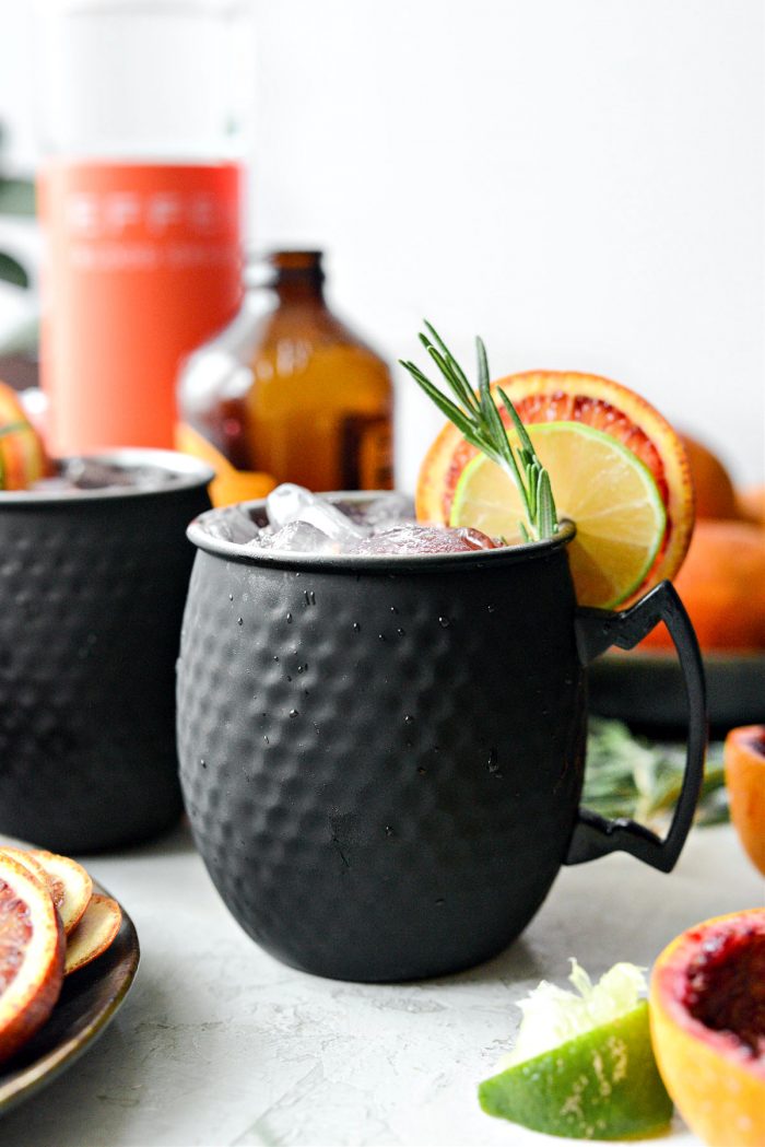 Blood Orange Moscow Mule