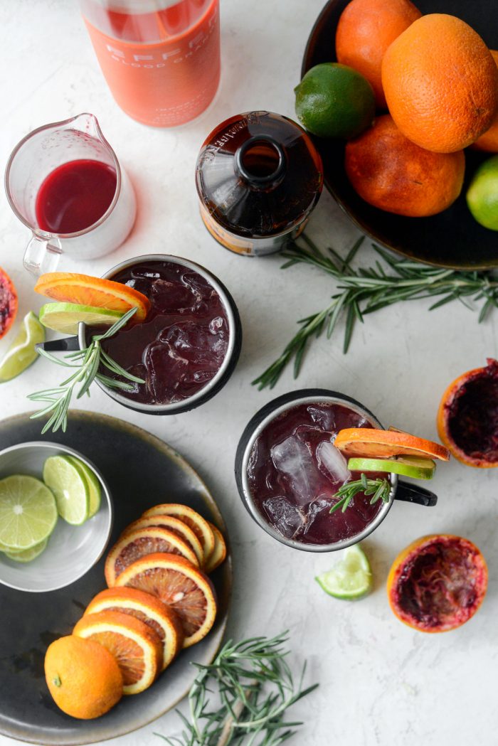 Blood Orange Moscow Mule