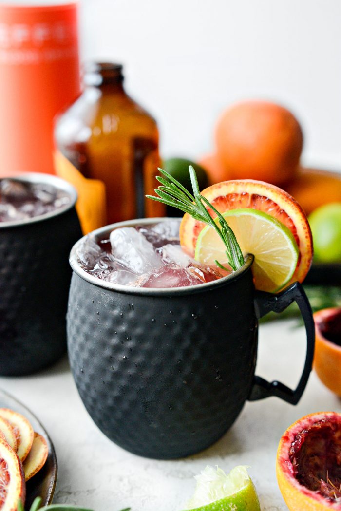 Blood Orange Moscow Mule