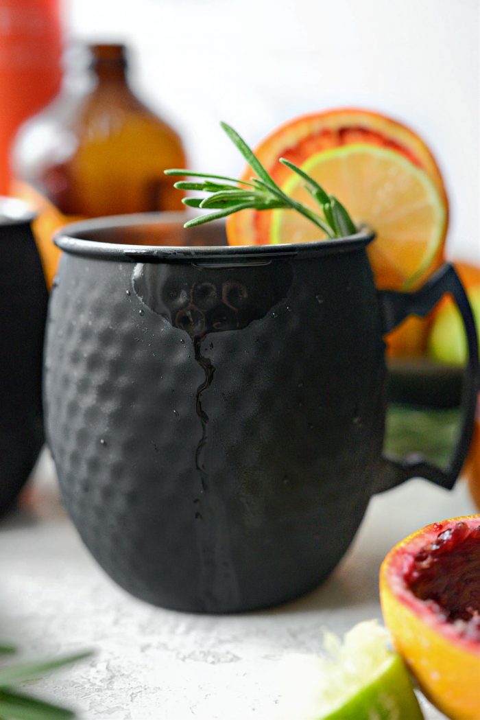 Blood Orange Moscow Mule