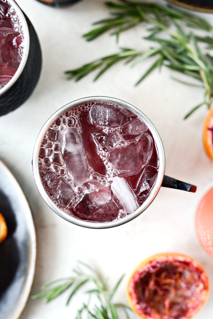 Blood Orange Moscow Mule - A Paige of Positivity