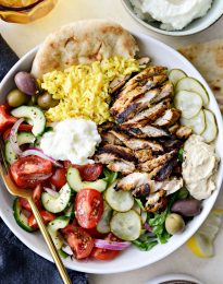 Grilled Chicken Shawarma Bowls