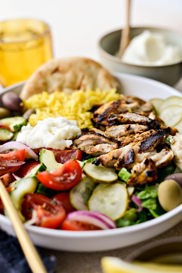 Grilled Chicken Shawarma Bowls