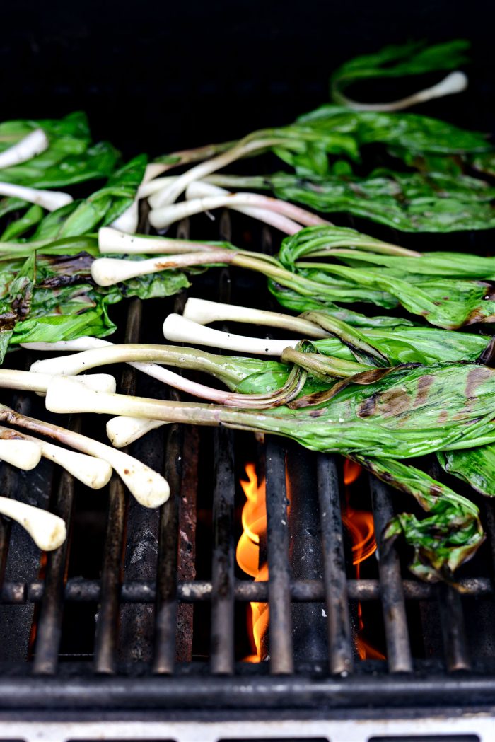grilled ramps on grill