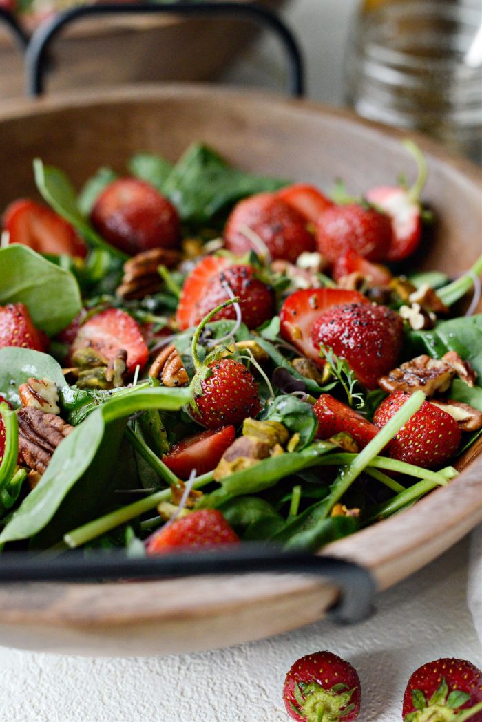 Strawberry Spinach Salad