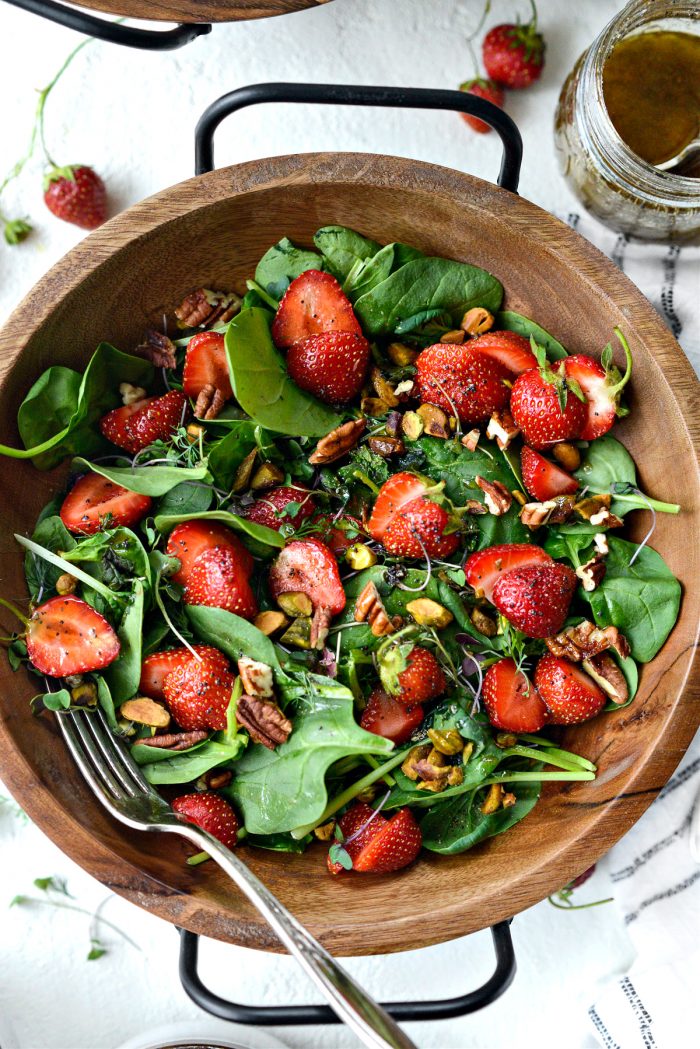 Strawberry Spinach Salad