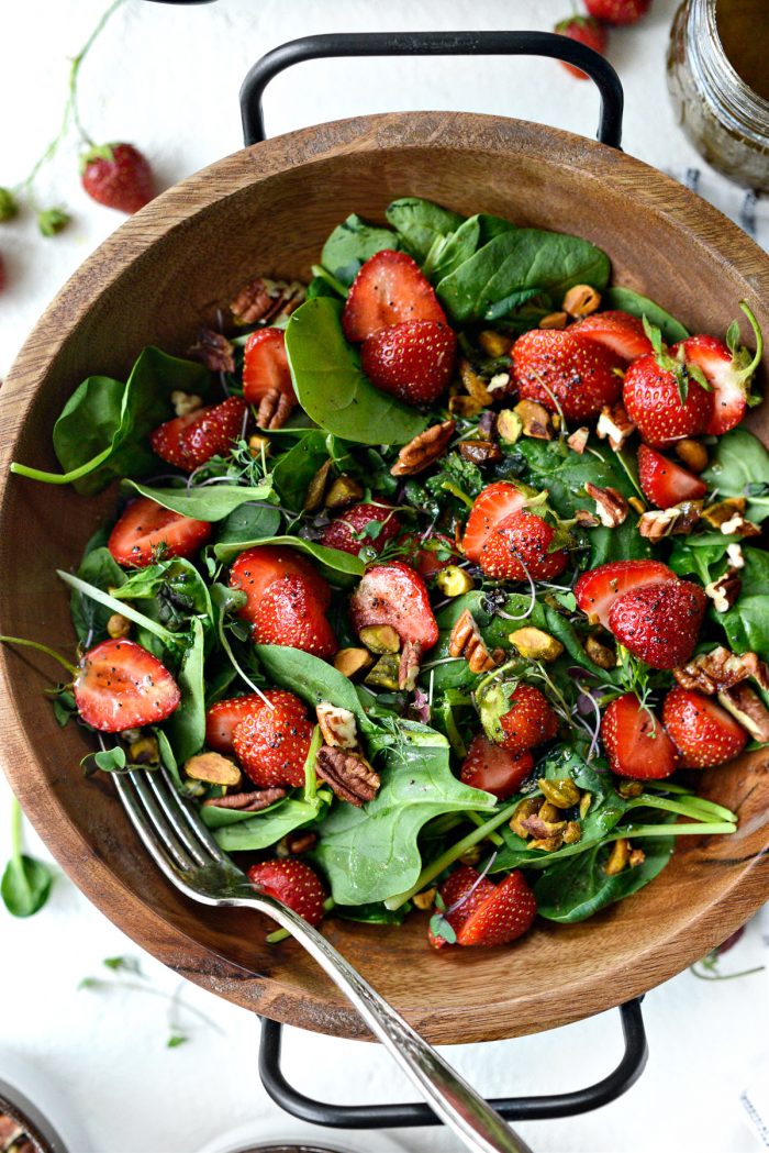 Strawberry Spinach Salad