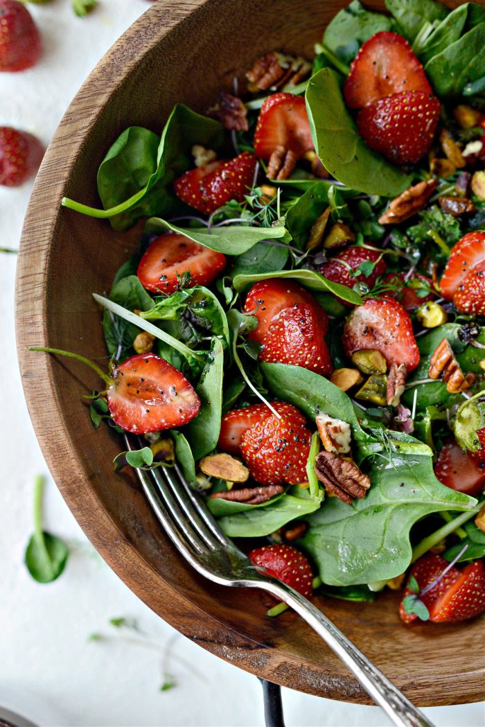 Strawberry Spinach Salad