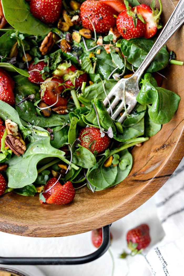 Strawberry Spinach Salad