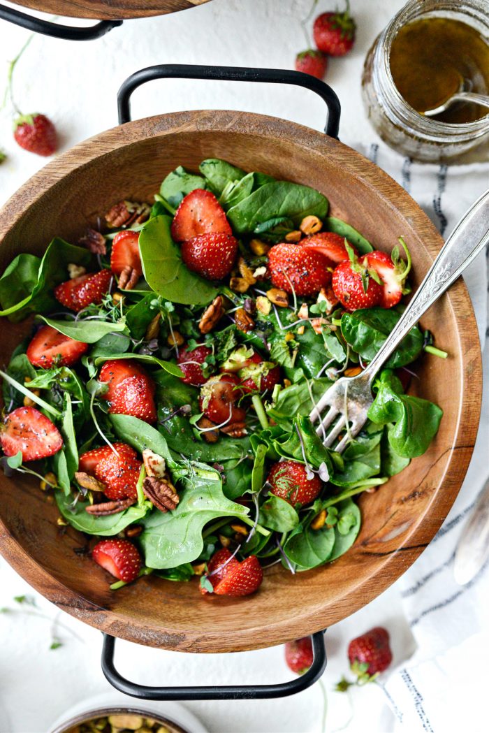 Strawberry Spinach Salad