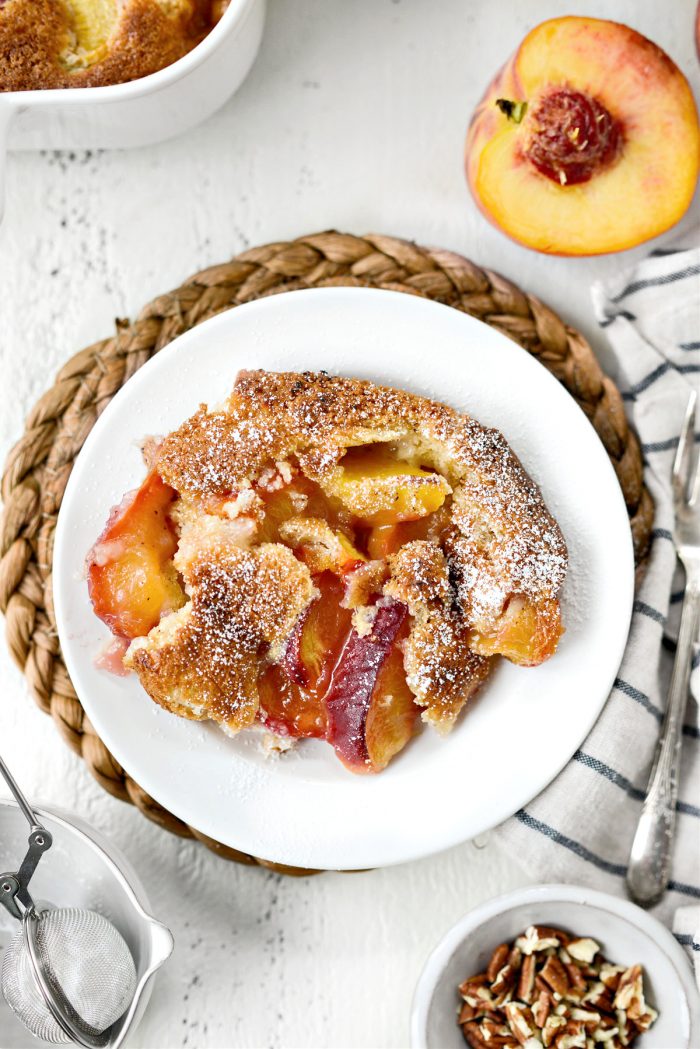 Brown Butter Peach Cobbler