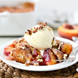 Brown Butter Peach Cobbler