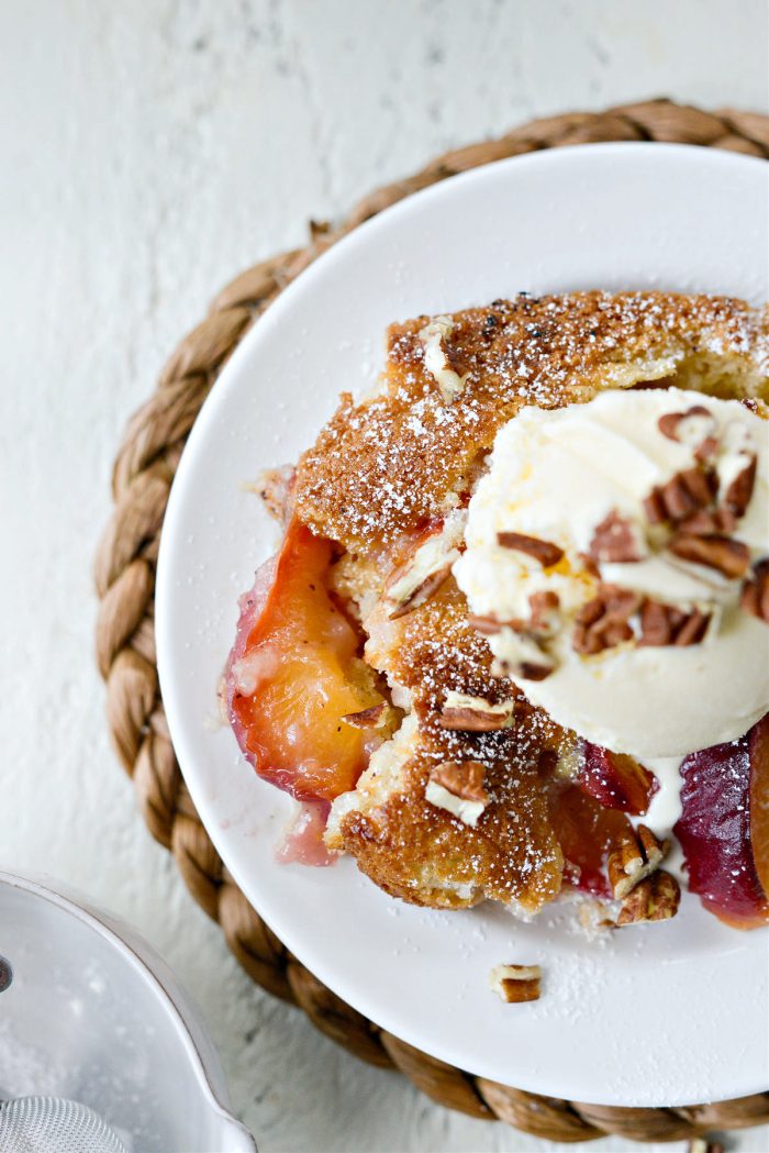 Brown Butter Peach Cobbler