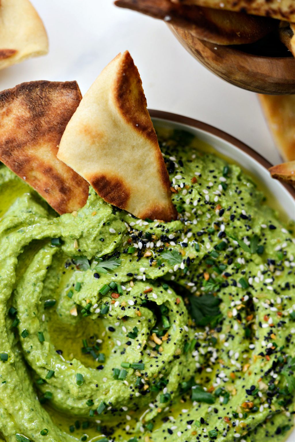 Green Goddess Hummus Simply Scratch