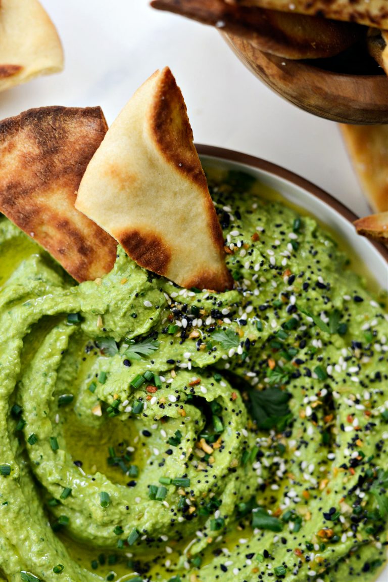 Green Goddess Hummus Simply Scratch