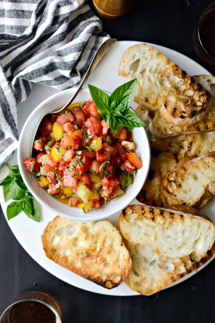 Heirloom Tomato Bruschetta