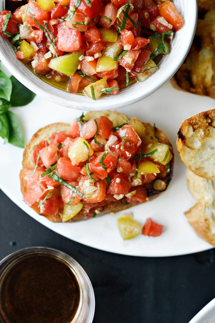 Heirloom Tomato Bruschetta