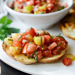 Heirloom Tomato Bruschetta