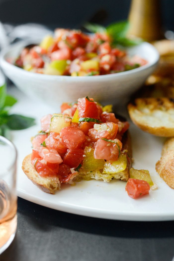 Heirloom Tomato Bruschetta