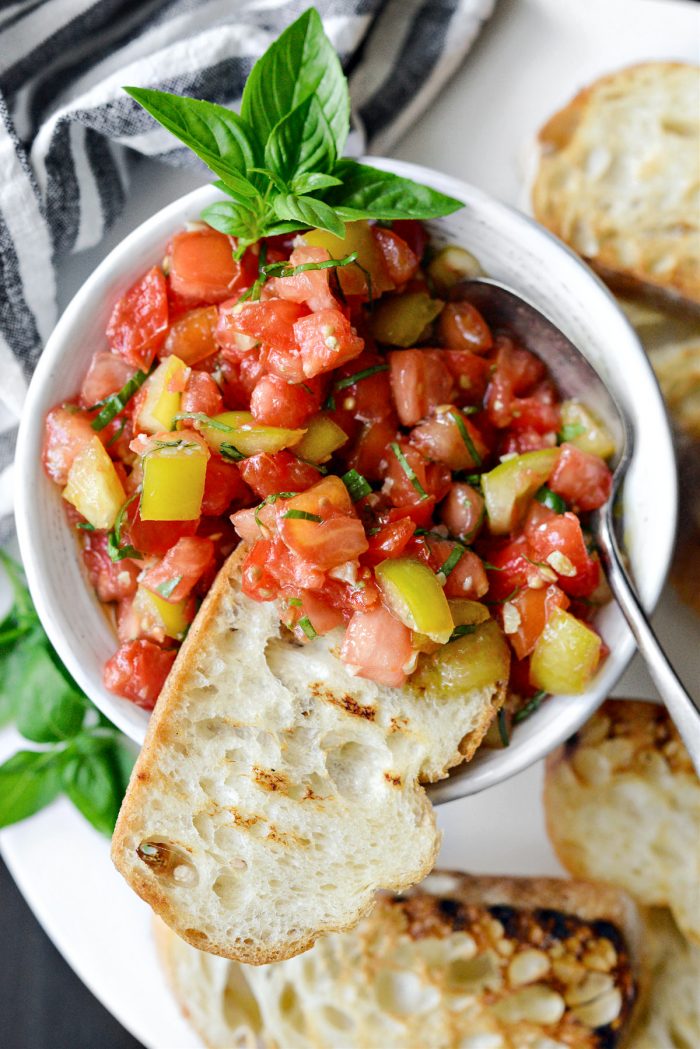 Heirloom Tomato Bruschetta