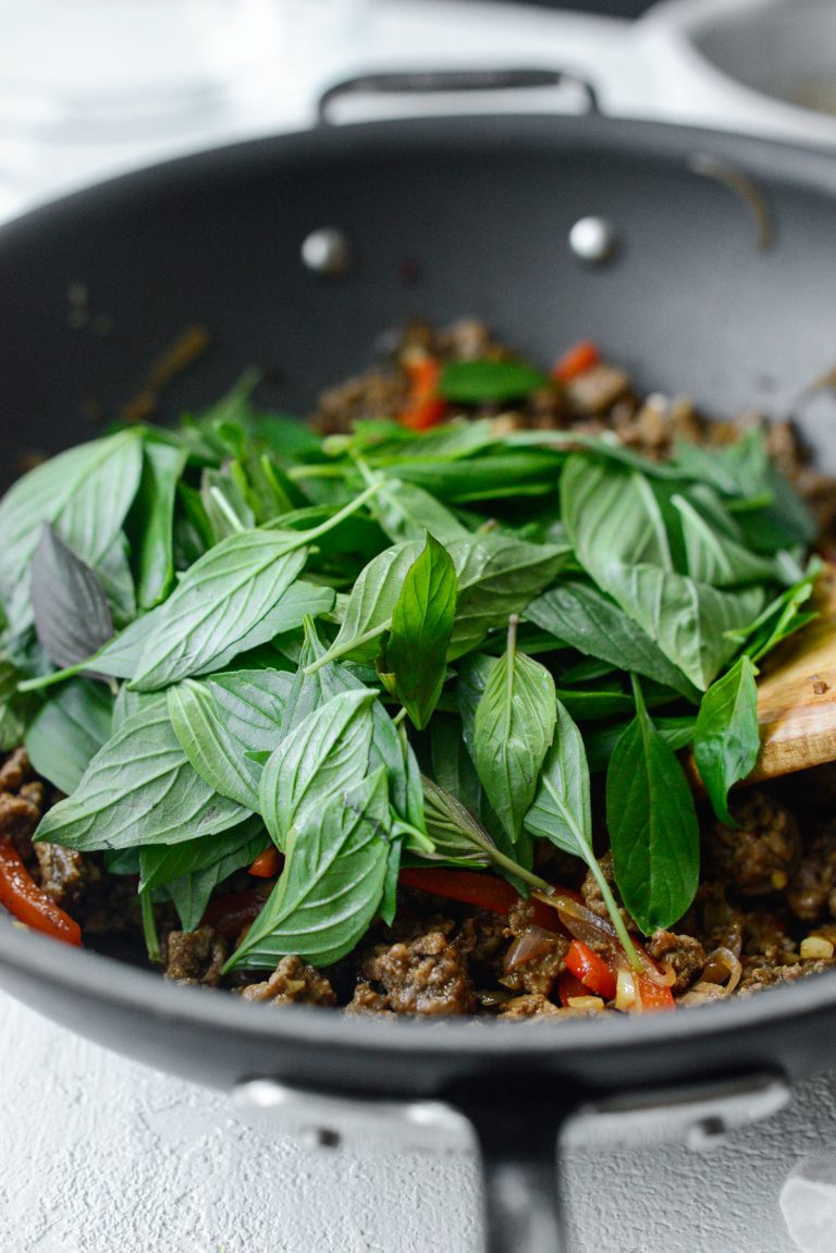 Thai Basil Beef Simply Scratch