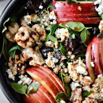 Apple Cherry and Candied Walnut Salad