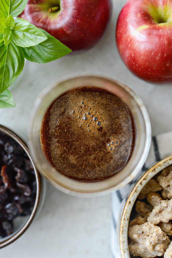 cherry balsamic dressing combined