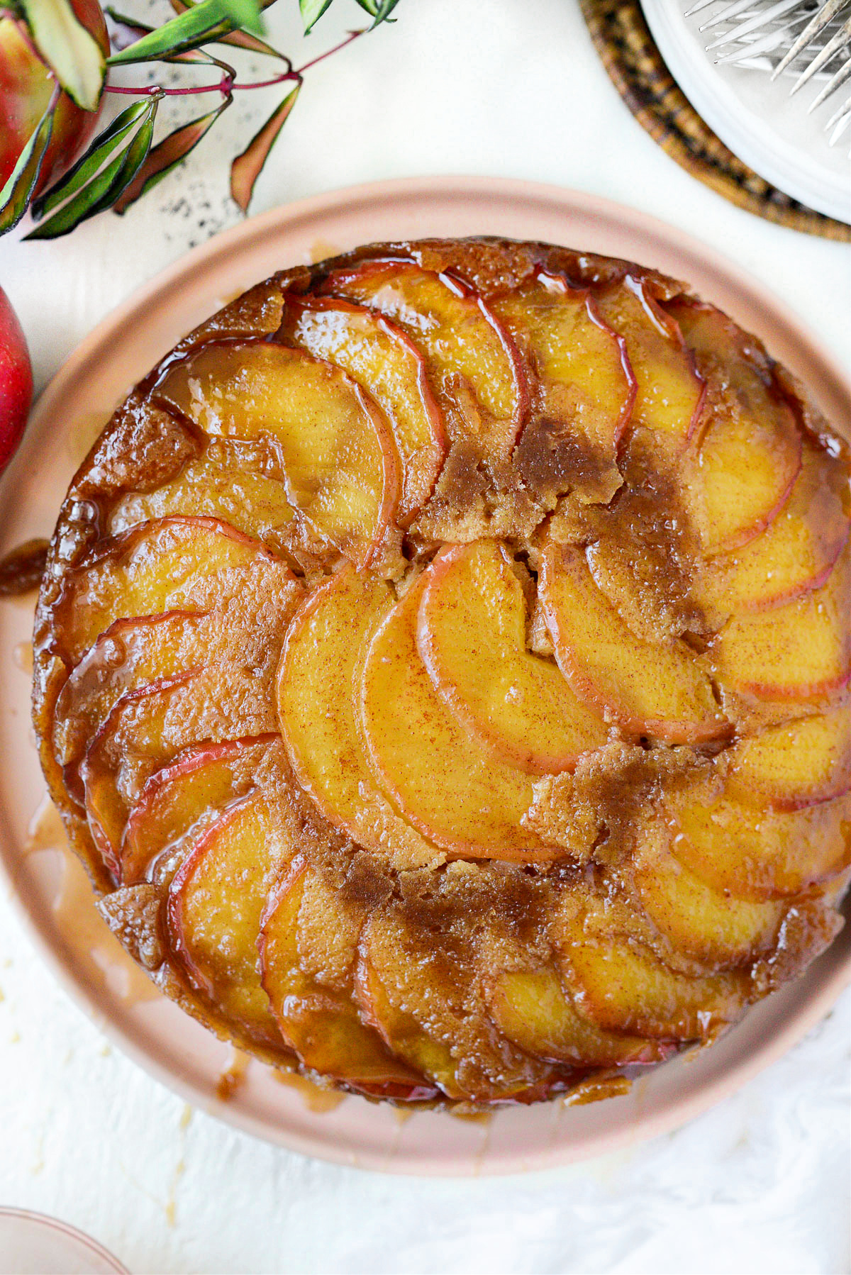 Cinnamon Apple Upside Down Cake