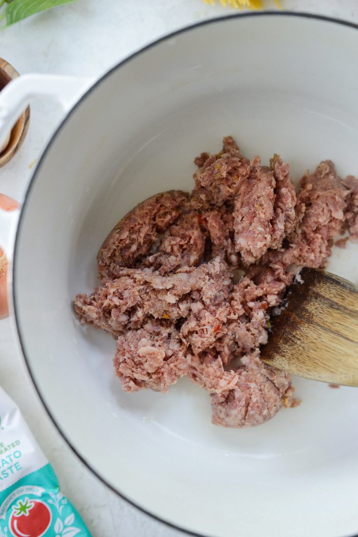 italian sausage in dutch oven