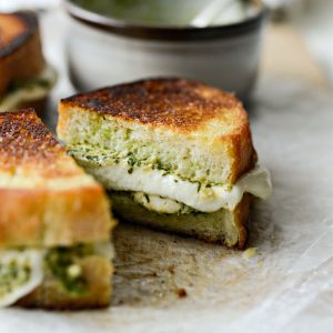 Pesto Mozzarella Grilled Cheese - (aka The Special)