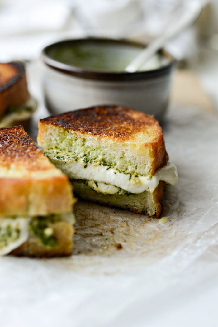 Pesto Mozzarella Grilled Cheese - (aka The Special)