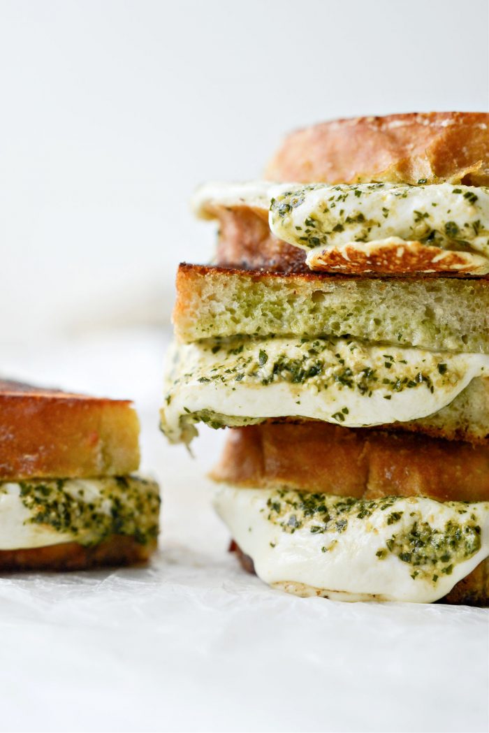 Pesto Mozzarella Grilled Cheese - (aka The Special)